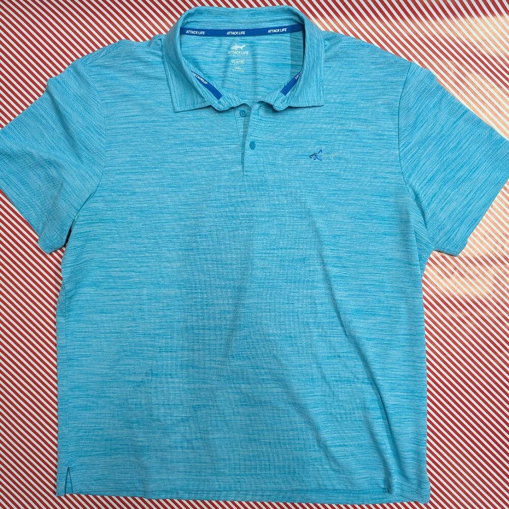 Greg Norman “Play Dry” Attack Life Polo Shirt – Men’s XXL – Barely Worn